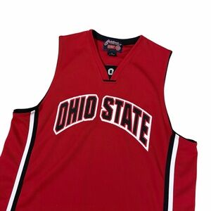 Collegiate Ohio State Buckeyes Basketball Jersey Mens XL Red Stitched College